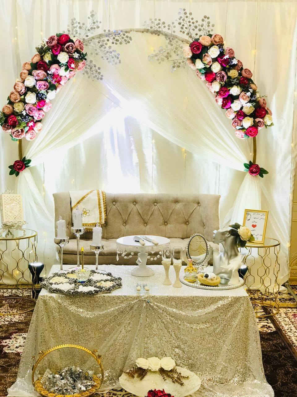 خلي مناسبتك وية تجهيزات سجاد الموسوي مميزة نصب خيمة عرس خطوبة + كوشة 👰‍♀️💑💍
#التوصيل #مجاني #جميع #المناطق #ذهاب #وعوده
عنوان المحل  / الشعب حي التجار مقابل نادي العربي الرياضي  
*********** 
***********
***********
