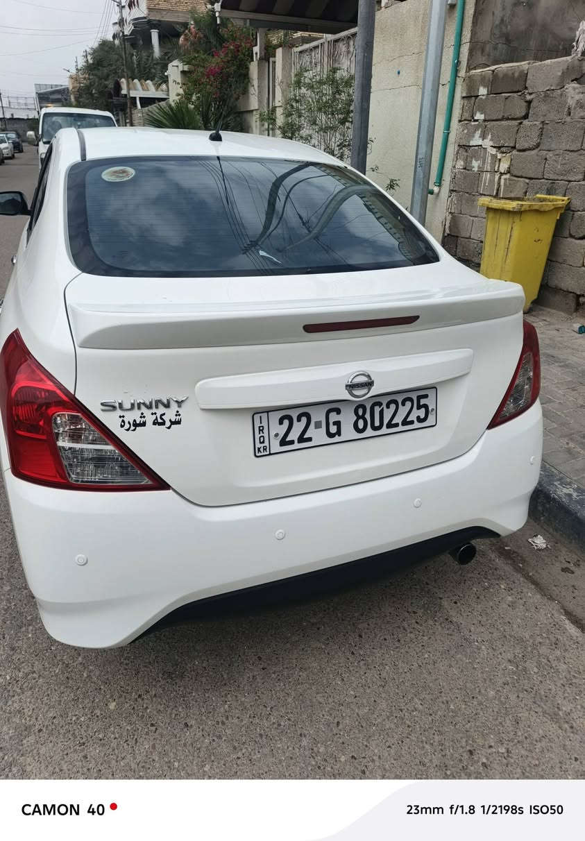 سلام عليكم نيسان صني موديل ٢٤مكفوله سعر ١١٤عنوان بصره حي المهندسين ***********
