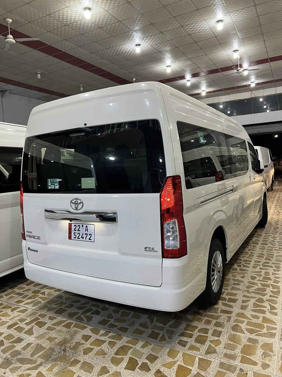 اللهم صلی علی نبینا محمد
تویوتا هـایس
مودیل ٢٠٢٥
صفر كم
فول مواصفات
كیر اتوماتیك 
ضمان ٣ سنوات
سنتین صیانة مجاني
سعر//45,000$
***********
عنوان// اربیل شارع ٤٠ مدینة معارض مقابل معمل بیبسي
اسم معرض (معرض باصات)
