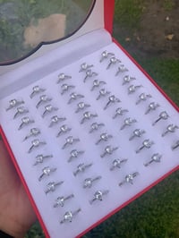 تفريغ محل • ٧٠ خاتم نسائي • طقم لؤلؤ صناعي