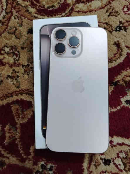 ايفون 16 برو ماكس 
ذاكرة 256 ماستر
بطارية 100
نظافة 100% 
كامل الملحقات
دورات الشحن 48
ضمانة ينتهي 2026/9/24
ب 1480 وبي مجال بسيط 
بغداد البلديات
***********
