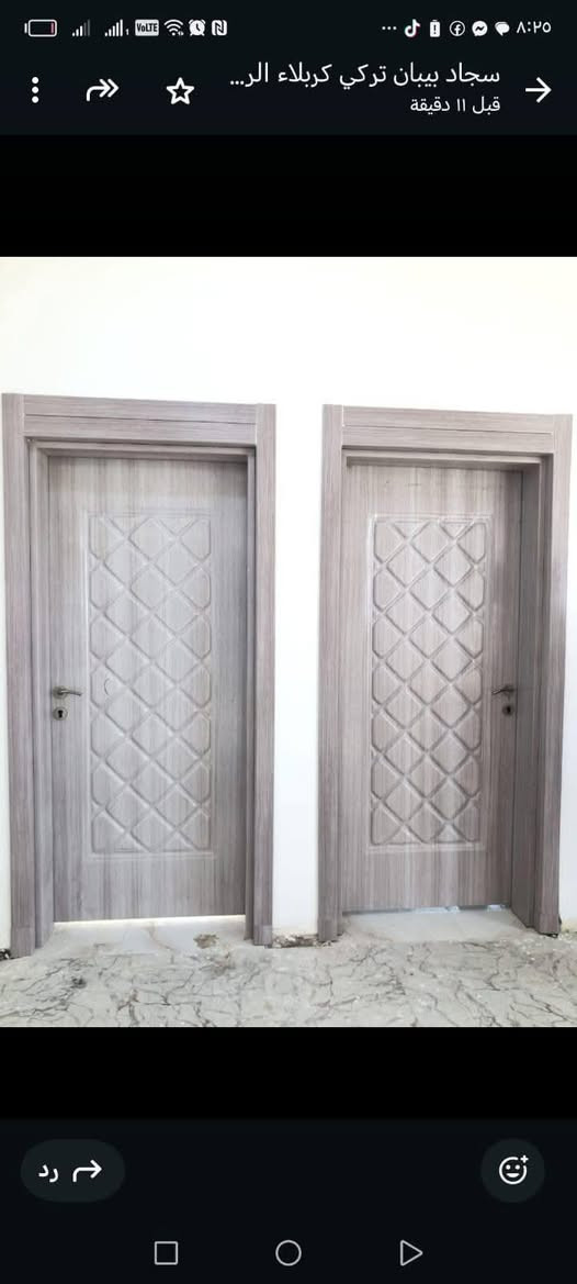 أبواب عراقي شمالي وأبواب تركي كافة الاحجام والأشكال بأنسب الأسعار مع كادر عمل *********** و***********

