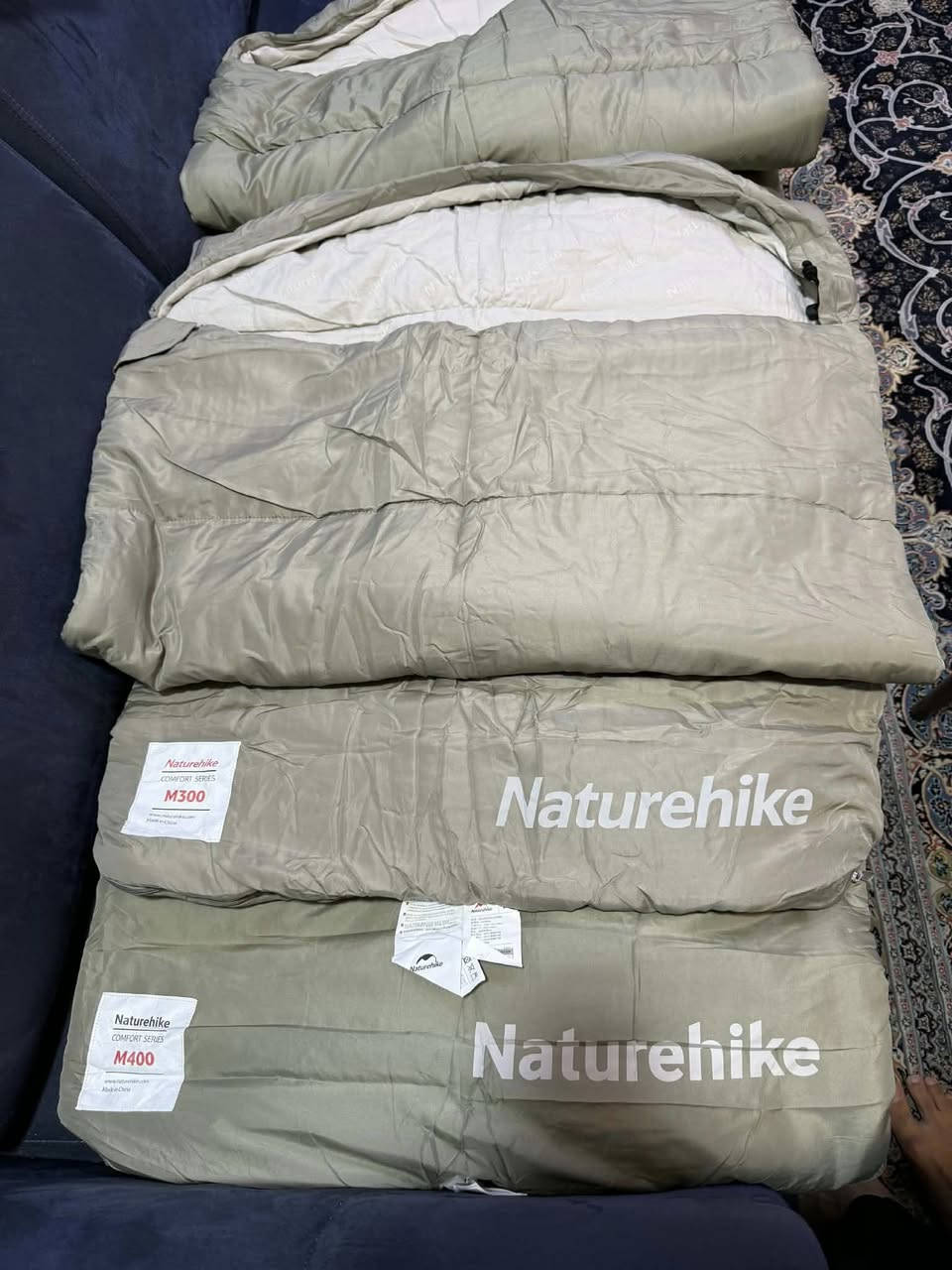 السلام عليكم للبيع سليب باك من ماركة نايتشر هايك Naturehike عدد ٢
الاول موديل M400 وزن ١ كيلو و ٨٥٠ غرام ادنى درجة حرارة  سالب ١٨ 
الثاني موديل M300 وزن ١ كيلو و ٥٠٠ غرام ادني درجة حرارة سالب ١٣ 
من مميزات هذه النوعية من السليب باك سهلة الحمل للمشي للمسافات الطويلة وللترحال كونها خفيفة الوزن وتغسل بالغسالات الاوتوماتيك 
تواصل خاص او *********** واتساب
