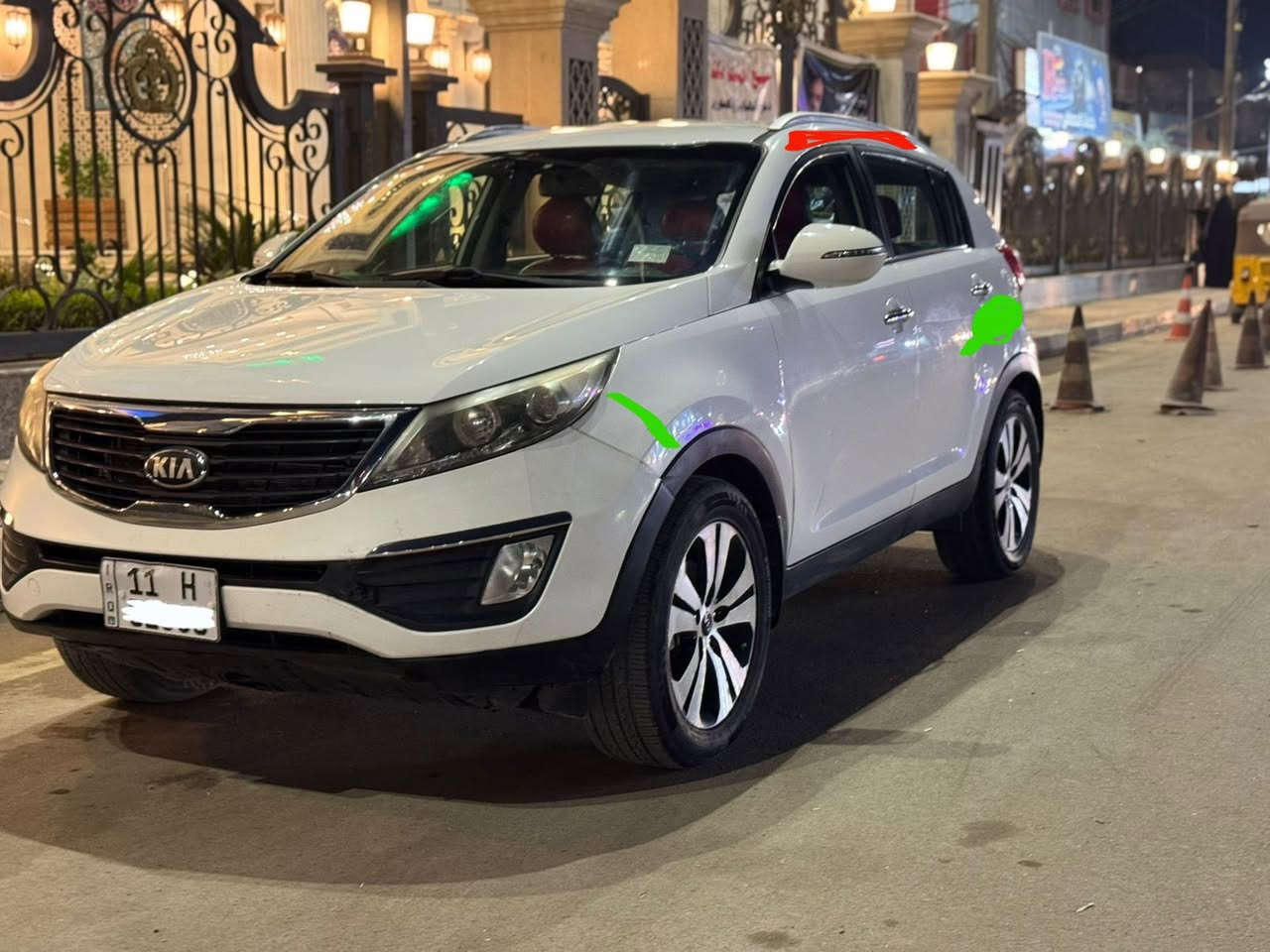 سبورتج 2013
خليجي 
محرك 2000 دوش 
ماشيه 157 
مري شفط اشاير بلمري 
تحكات ستيرن 
كشن كهرباء 
حساسات خلفيه 
كامرا خلفيه 
لدات نهاريه 
ثلاجه بجكمجه 
بيهه صبغ شي بسيط وموضح بصوره سنويه وهزه جديده مكان السياره بغداد السعر 138 وبيهه مجال بسيط  للستفسار ***********
