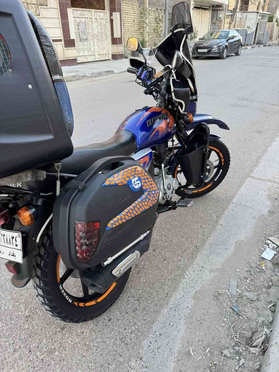 سلام عليكم
بوكسر موديل 23 نازله بل 24 مرقمه وباسمي تحويل ثاني يوم 
مكفوله كفاله عامه دراجه نضيفه واحلا مـن صور
سعر اتصل وتدلل ***********
مكاني بغداد بلديات
