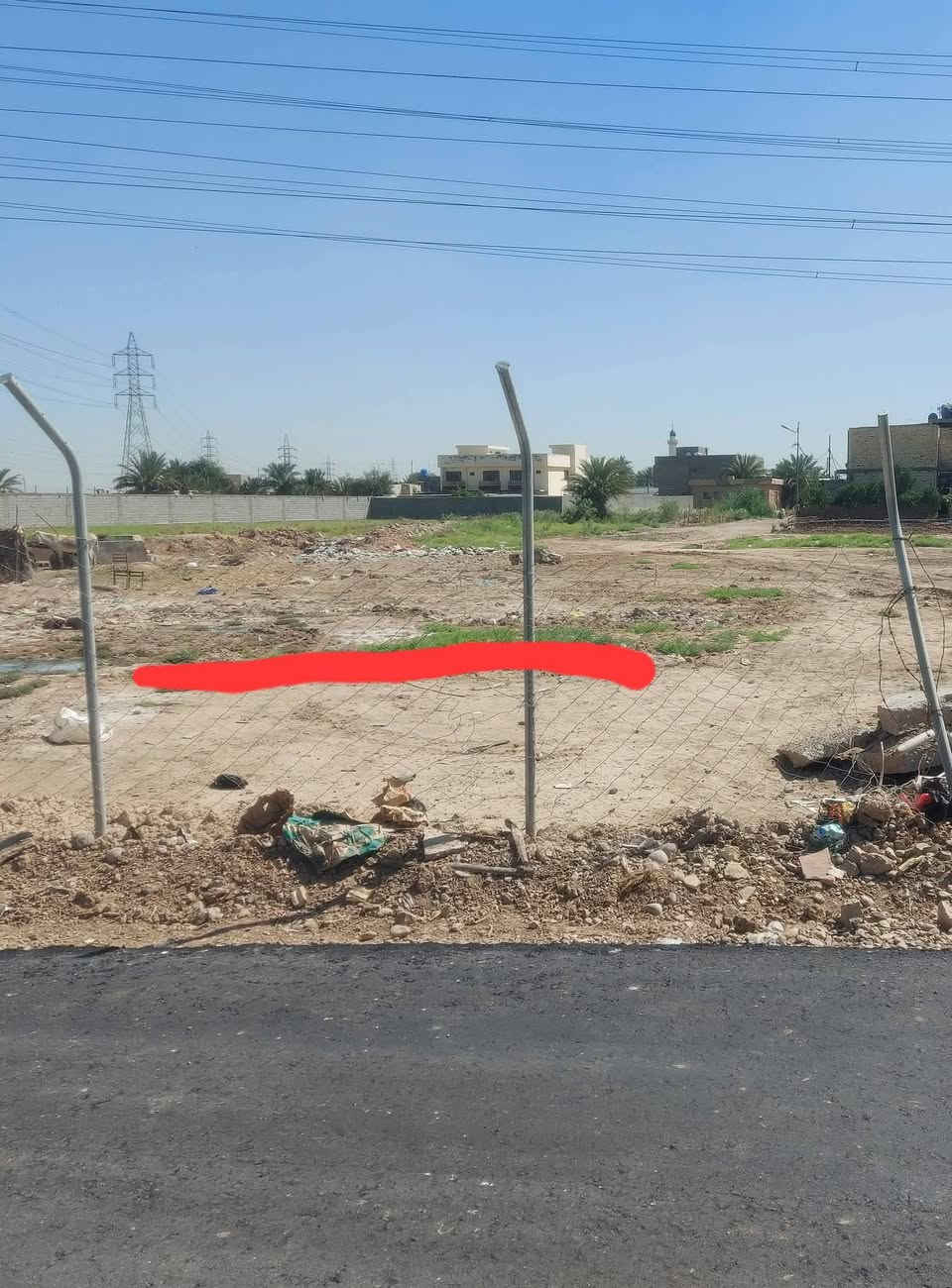 سلام عليكم قطعة أرض ١٠٠ متر الموقع هور رجب قرب جامع الازهري الخدمات كامله وبسعر مناسب للإستفسار اتصل ***********
