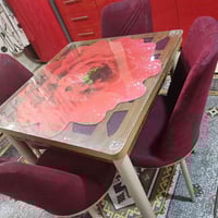 طاولة طعام • ٤ كراسي • ماكو توصيل