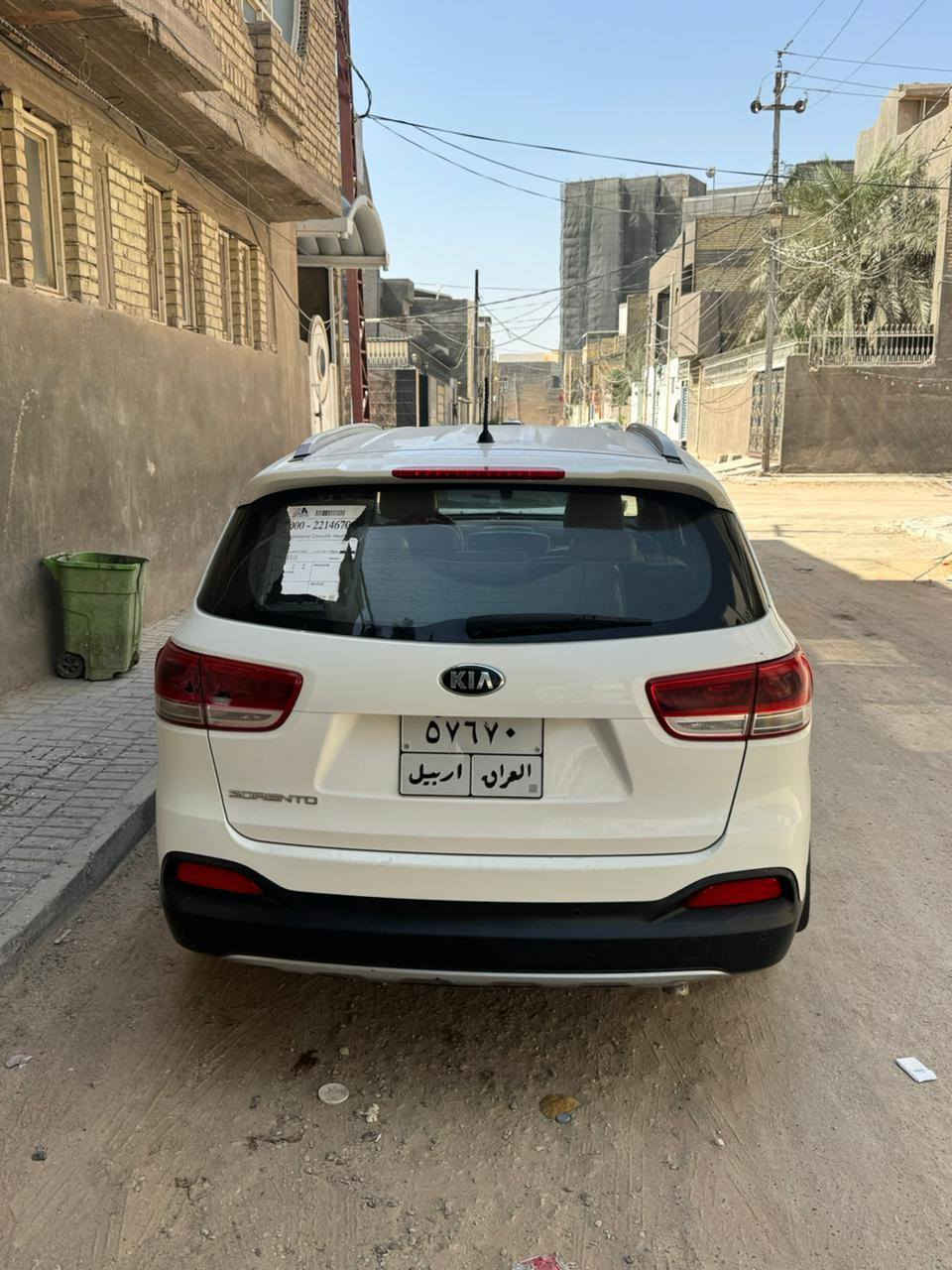 سورنتو 2016 خليجي
4 سلندر
مكفولة كفالة عامه 
(گير ،محرك، گشر)
عداد المسافه
(106km)
كشن كهرباء
بصمه دخول ذكي 
3 انظمة قياده 
كروس سرعه 
 
للأتصال على الرقم 
***********
