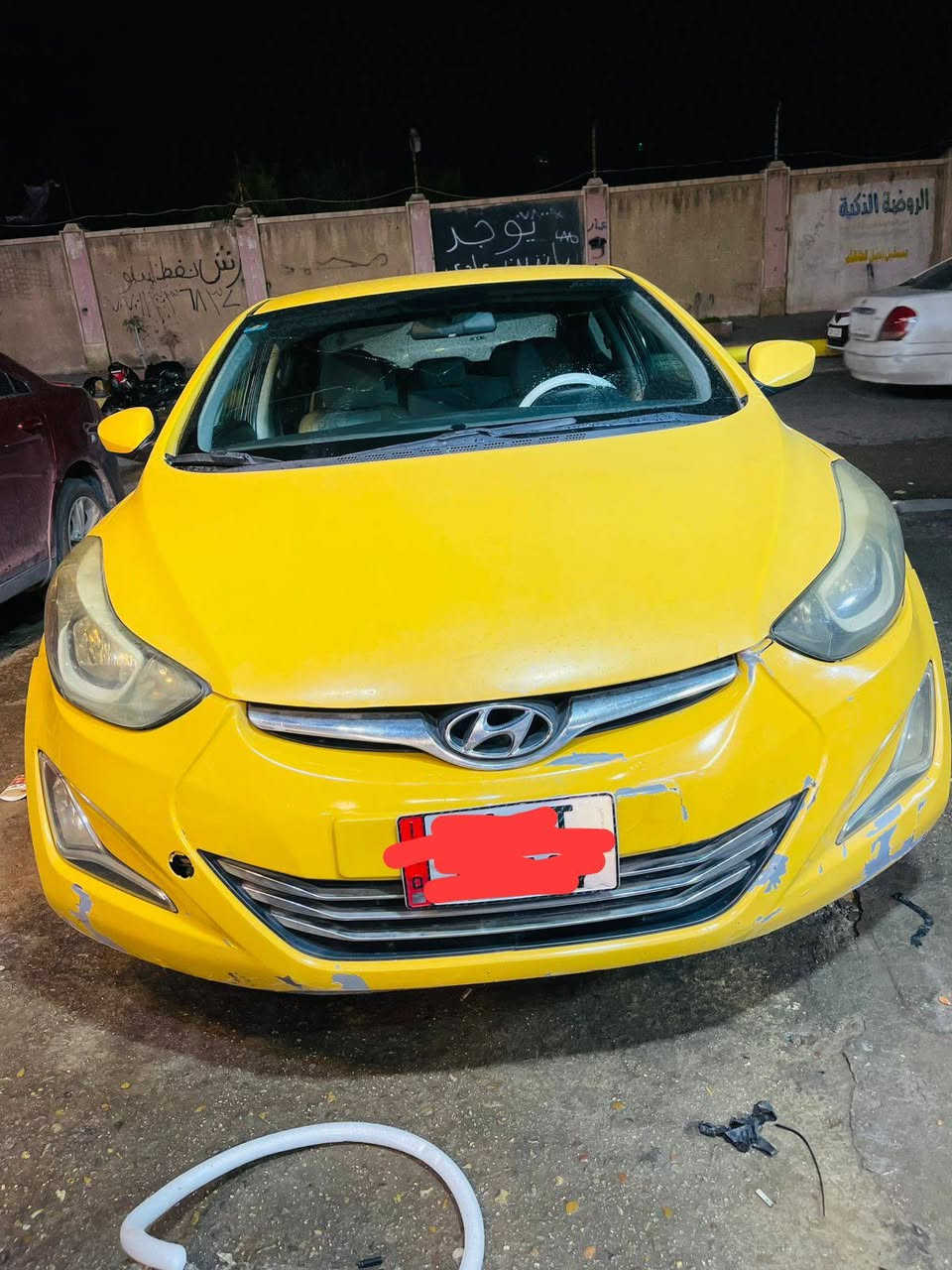 السلام عليكم سياره الانترا ٢٠١٤  وارد أمريكي تاكسي رقم بغدادالاتصال عله الرقم *********** بغداد حي الجامعه السعر ١٠٥ وبي مجال
