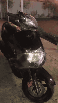 سلام عليك دراجه سكنس نثيه كوري 140 دراجه ما ناقصها اي شي كامله مكمله م...