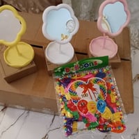 مراية مكتبية • وردي أصفر أبيض • توصيل مجاني