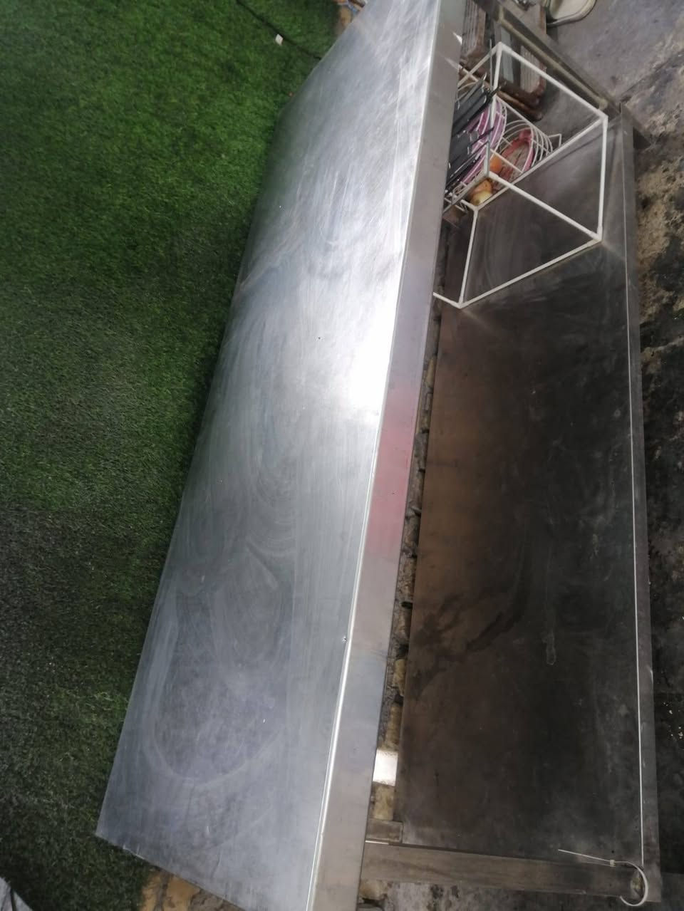 السلام عليكم غراض مطعم للبيع

1/الطباخ ٢عين تزكام مو تجاري ٥٠ الف
2/صندوك دلفري جديد ١٥
3/قاعدة تغليف هية والنايلون جديد ٢٥
4/ميز ستيل مال مطاعم طول ١٨٠ عرض ٧٠ ارتفاع ٧٥ سعرة ١١٠
5/مثرامة لحم قوية حجم ٢٢ سعرهة ٢٢٥
***********
