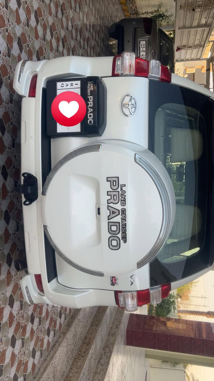 برادو VX كويتي
السعر 240 وبيها مجال
رقم بغداد أنكليزي بأسمي
صبغ صفحه اثر شخوط

بيها سونار
مكينه 6 سلندر 2700
ماشيه 220
سبير تعليك
ثلاجة
تبريد 3قطع
حساسات خلفية
7سبعه راكب
اشاير بل مري
مري شفط
شاشه
كامره خلفيه
تحكم جهتين
-مكان السياره لانبار
-الاتصال على الرقم ***********
