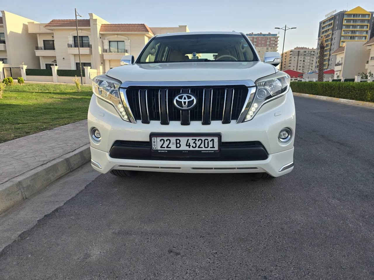 تويوتا پرادو  ٢٠١٦ فوول فوولي  دةرةجة يةك 
6پستن 
سلايت 
دوو كوشن كارةبايي 
بةسمة 
سةلاجة 
شاشة گةورة 
زور مواصفاتي تر 
سةيارةكة هةتا بليي جوانو خاوينة   تةنها يةك بست كارتي هةية باقي هةمووي بةشةرت 
١١٦ هةزار رويشتوة حقيقي 
يةك دينار مةسروفي تيدا نية  
هةموو شتي تازةية 
سعري 350$ و كةمةك مةجال أربيل, العراق


**إذا كنت صاحب هذا الإعلان وتريد حذفه لأي سبب، رجاءا أرسل رسالة إلى الدعم الفني**