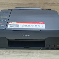 طابعة كانون موديل G3460 مستعمل بحاله ممتازة باحبار خارجية تطبع 6000 مل...