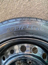 ويل حديد اصلي ابوالختم 16 وبي تايرات نص عمر 07739697081