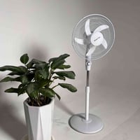 مروحة شمسية • عمودية • قابلة للشحن