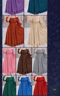 فستان فيونكة • خامة ايروبين • فري سايز