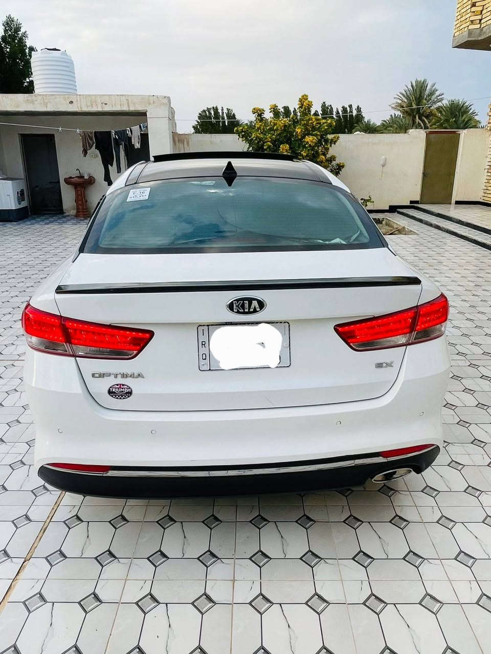 سلام عليكم اوبتيما 2016
 حادثه تبديل بنيد فقط 
ورش جاملغات ماميه تجميل   
فول مواصفات 1/1 فول الأخير 
بنراما 
بصمه تشغيل / بصمه أبواب 
اشاير ب مري / شاشه 
كأمره دواره / تحكم استيران 
رادارات / حساسات 
بلاجكتوات/ سياره فول المواصفات الي بالك بيه موجوده 
سياره جاهزه محرك كير حداديه تبريد جاهزه الأخير 
السعر 128 وبيه مجال 
المكان الناصريه 
الاستفسار 
***********
