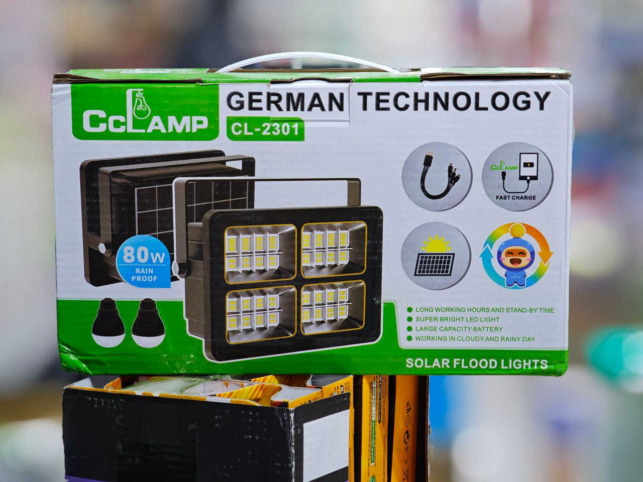 لایتی CCLAMP

تاقەشەمسی  + لایت + گلۆپ + پاوەربانک
هەمووی لەناو یەک بۆکس. 

✅تاقەشەمسی هەیە و ئەتوانی بەخۆر بارگاوی بکەیتەوە  لەگەڵ ئەوەشدا ئەتوانی بە کارەبا بارگاوی بکەیتەوە. 

✅ پاتریەکەی 4000 ملی ئەمپێرە.

✅ بەرگەی کارکردنی ١٣ بۆ ١٥ سعات دەگرێ. 
✅ ماوەی بارگاویکردنەوەی ٥ بۆ ١٠ سعات دەخاێنێت. 
✅ شەحنی گالاکسی و تایپسی و بارێڵی  لەگەڵە. 
✅ ٢ گڵۆپی لەگەڵە ئەتوانی ٢ ژور یان ٢ شوێنی پێ ڕووناک بکەیتەوە. 
✅ بە تەنیا تاقە پانێلی شەمسیەکەی 80 وات وەردەگرێت. 

نرخی 22 هەزارە


**إذا كنت صاحب هذا الإعلان وتريد حذفه لأي سبب، رجاءا أرسل رسالة إلى الدعم الفني**