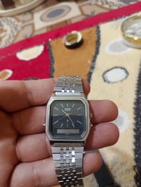 ساعة Casio الأصلية من سلسلة: Data Bank  نقصها باتري فقط السعر 50 التوا...