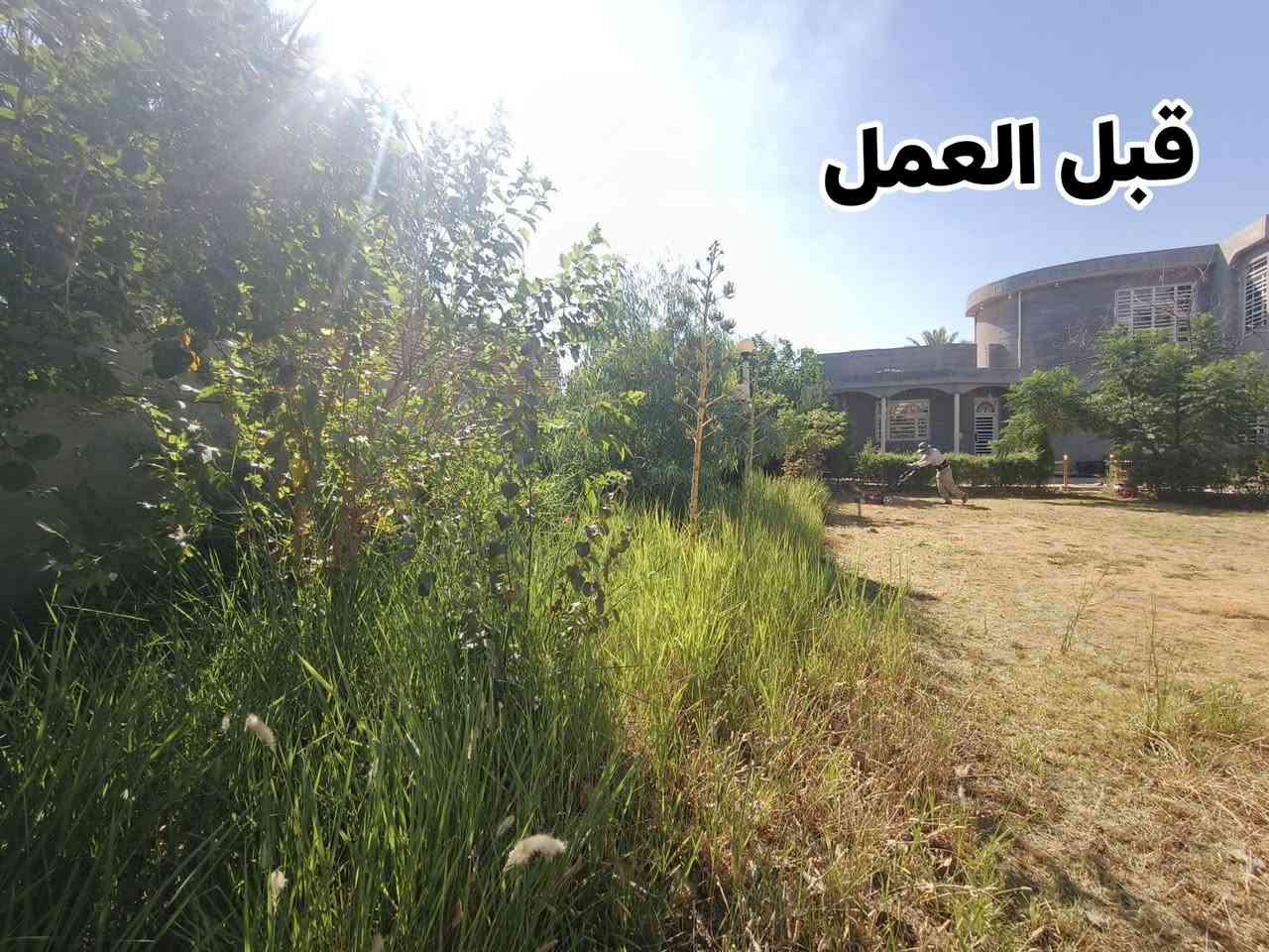 السلام عليكم
على بركة الله 
يتوفر عمال مختصون. جاهزون لأي عمل من لأعمال مثل. (تنضيف البيوت من لأنقاض+تنضيف التانكيات +عمل كافه الحدائق) وبأنسب الأسعار. للستفسار اكثر لأتصال على ***********
