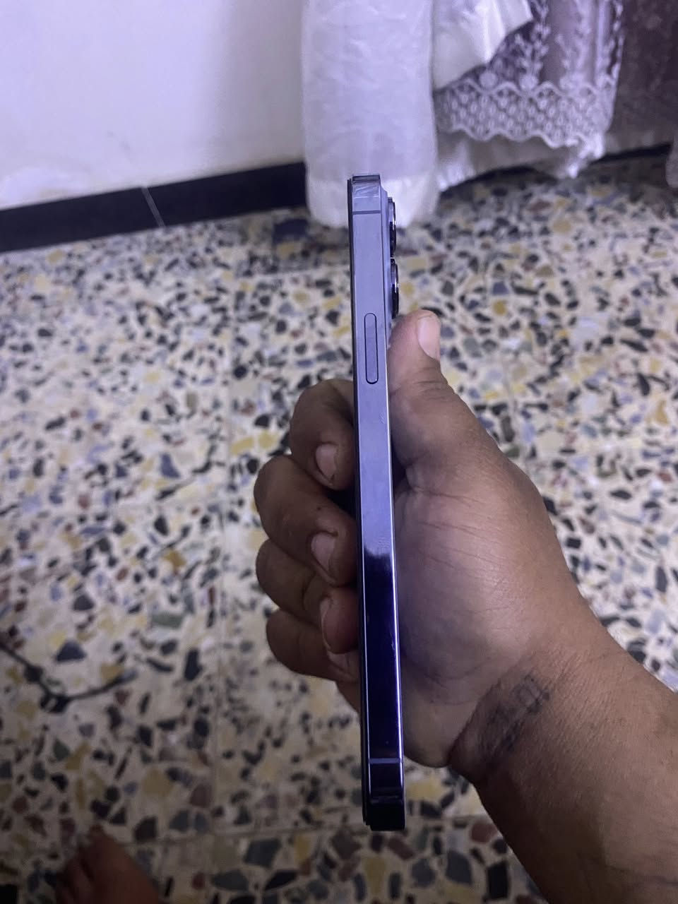 آيفون ١٣برو ماكس مبدّل بطاريه وشاشه وفيس إيدي شغال ذاكره ٢٦٥لون أزرك جهاز خير من لله عارضه٥٥٠عنواني زعفرانيه ***********
