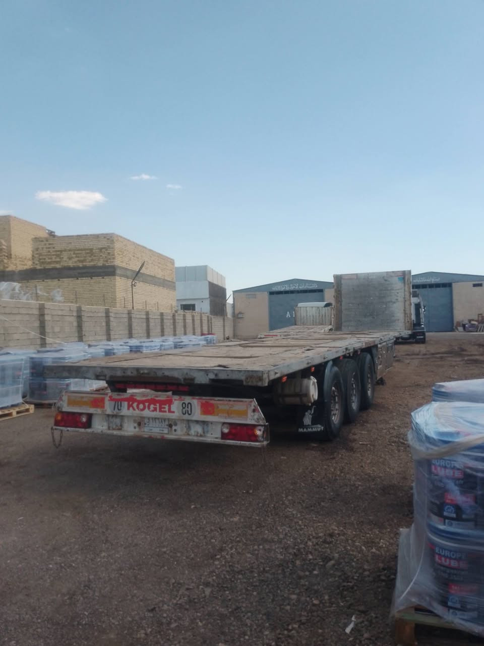 سلام عليكم للبيع عربانه اوربيه  طول 13/60 دسك ابريك شاصي مكفول عنوان بغداد رقم ***********
