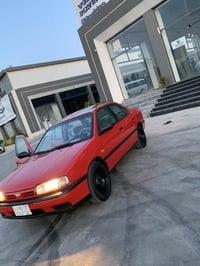 نيسان  بريمرا موديل 1992  سياره فول سلايت جامات كهرب حجم المحرك 16  كي...