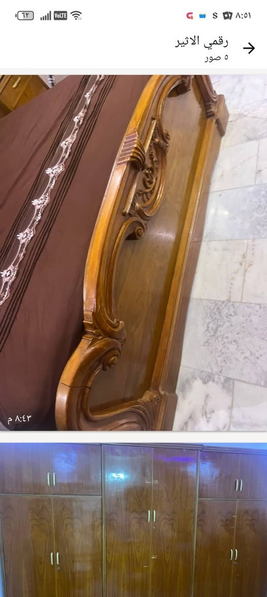 غرفة نوم داخل وخارج صاج نظيفة جدا ٦ ابواب سعره ٩٥٠ وبيه مجال مكاني حي خضراء الاتصال على *********** و***********
