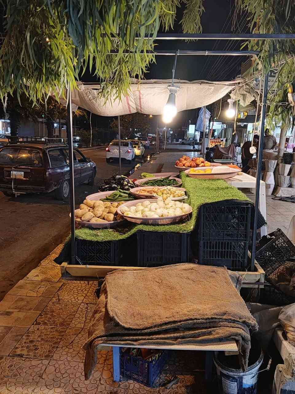 عربانة مخضر جديدة للبيع  معاه انارة وسلات عرض وثيل وميزان رقمي ‏‪***********‬‏
