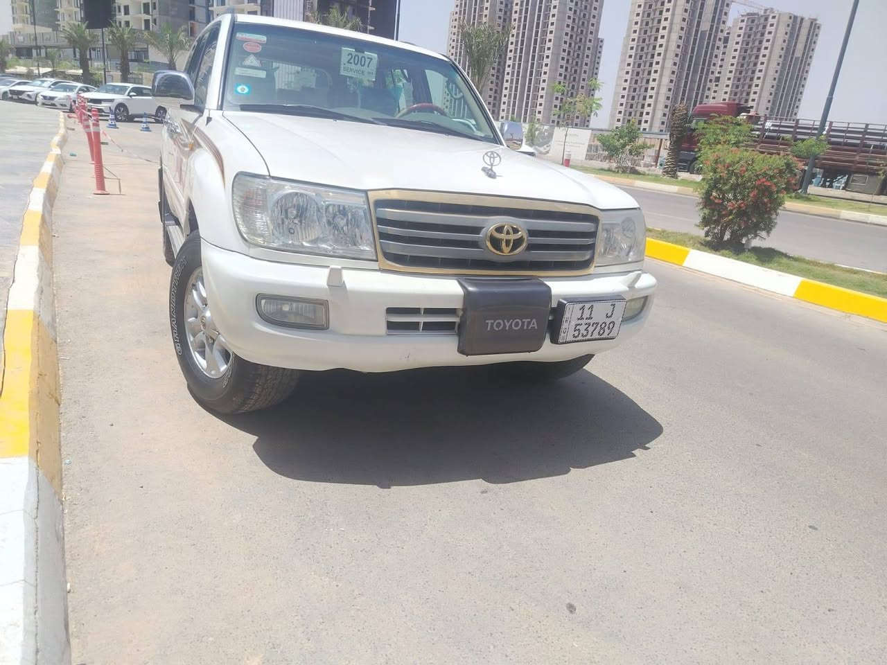 لندكروز ٢٠٠٧بغداد جديد سيارة بسمي بيهه صبغ بس قطعتين على كد الشريط والصور قبل الصبغ موجودة بل منشور جاهزة من كلشي كير مكينه تبريد تخم تاير جديد داخل على وظع البلاد كشنات جدد أرضيةجديدة اريل كهرباء دبل تانكي سيارة نصبتهه كلش حلوة بلاد تري كلش حلو بيع أو مراوس العنوان بغداد حي الجهاد السعر ١٧٥ وبيهه مجال ***********
