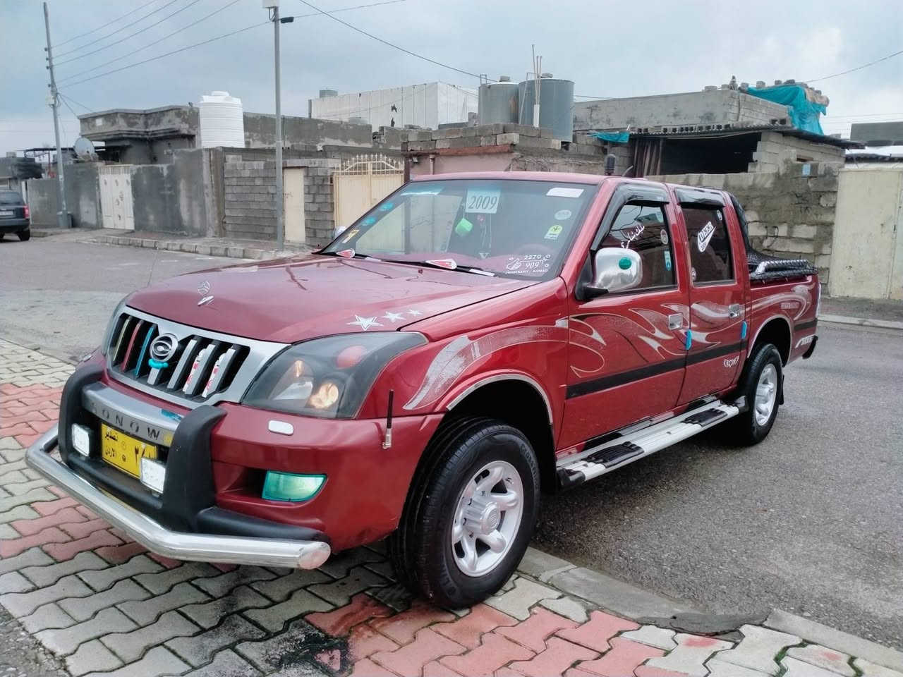 ***********
***********
گؤناو مؤديل 2009 مةكينة بةخي بيلةد مةنةفيست اسلي  بي دةعموو بي ليدران و بي خايسةت گيرو مةكينةو ئةكسلو تةقةو رةقةو كةرةبةي هةموو گياني بةشةرت  سيارةكة لؤكة پيويست بة وةسف نةكةت سةعري 45 مةعةمةلة
