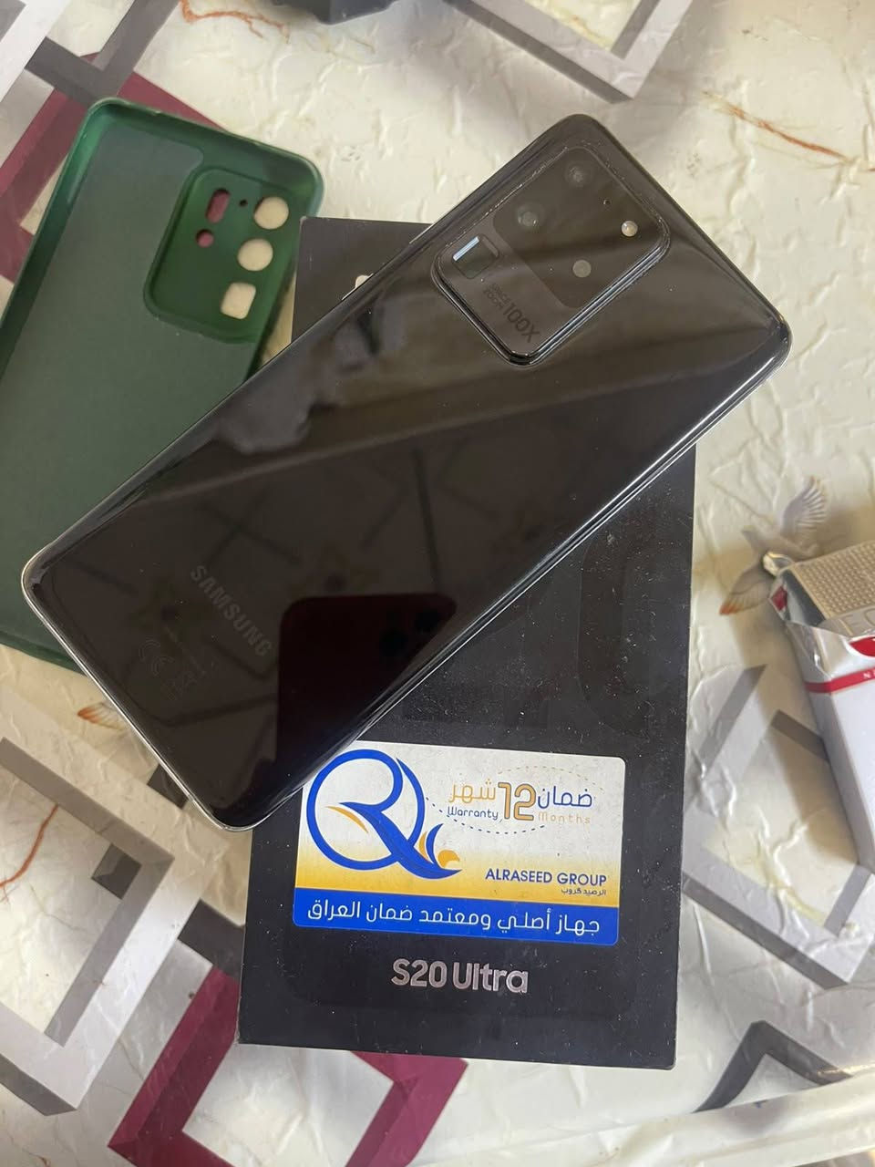 السلام عليكم سامسونج s20 الترا 5g غراض كامله مواصفاته نظافته موضحات بالصور السعر ٣٠٠ وبي مجال او مراوس واخذ فرق مكاني شقق زيونه ***********
