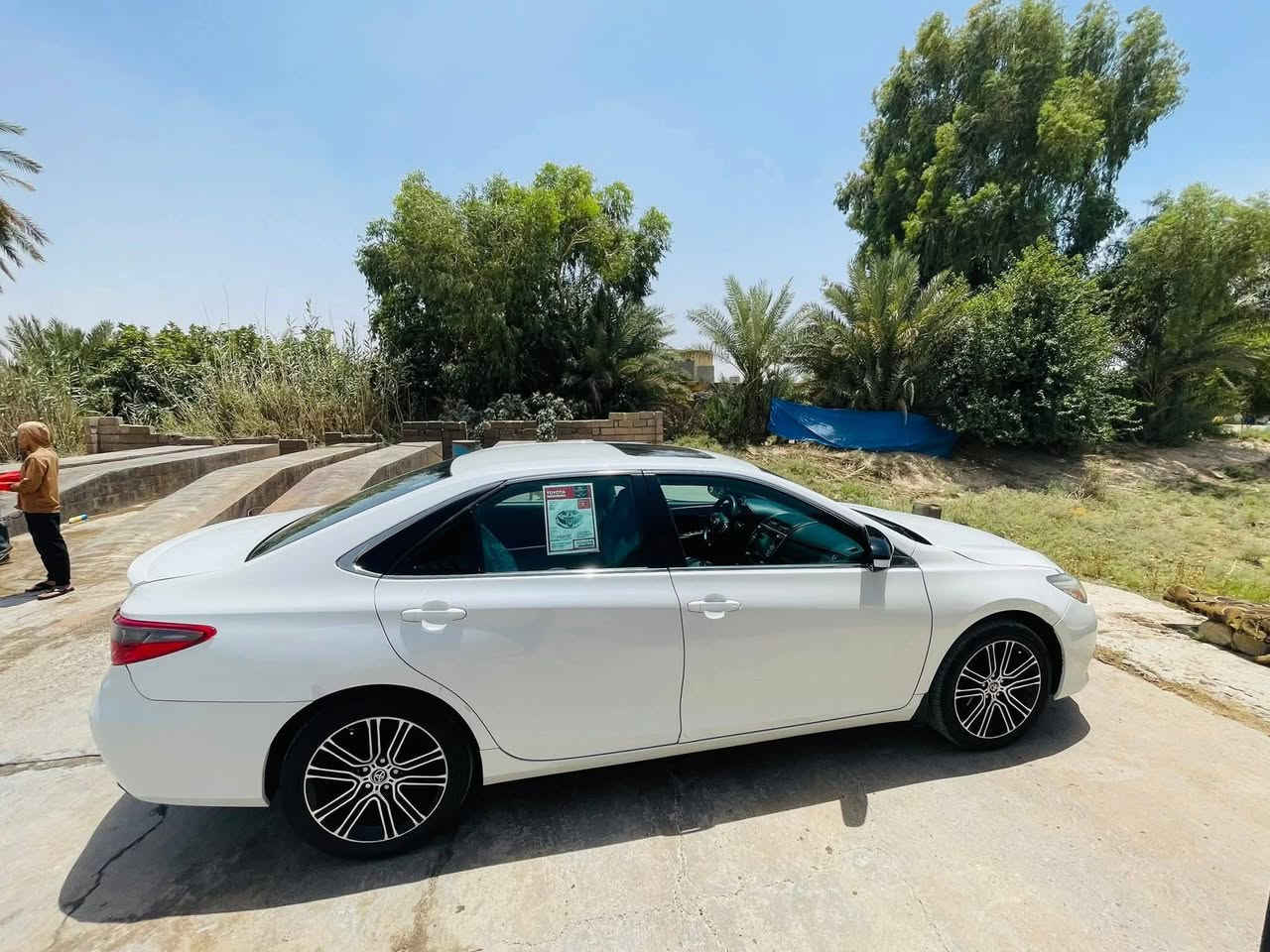 تويوتا كامري                 🇯🇵
2016 
فول مواصفات.               SE.        سبشل
بصمة تشغيل ✅
بصمه أبواب ✅
بصمة صندوق ✅
فتحت سقف ✅
كشنات جلد ✅
رقم بغداد  مشروع وطني شرط التحويل ✅
سنويه لل 2027✅

كير محرك شرط 
ضرر قطعتين جاملغ وبنيد
ايرباك ستيرن راجع سستم
ماشي 144MiL
السعر 165وبيا مجال
للاستفسار ***********
