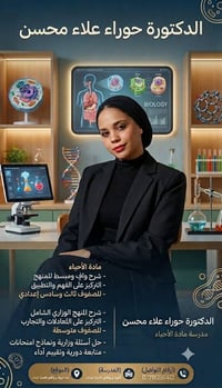 أحياء • تقوية مكثفة • ثالث وسادس إعدادي