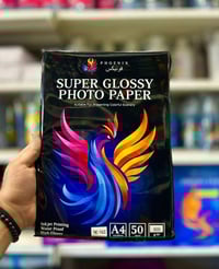 ورق فوتو Super Glossy✨ من ماركة فونيكسPhoenix   🔹نوع الورق فوتو غلوسي ...