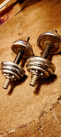 زوج دمبل • ١٠ كيلو • قابل تعديل