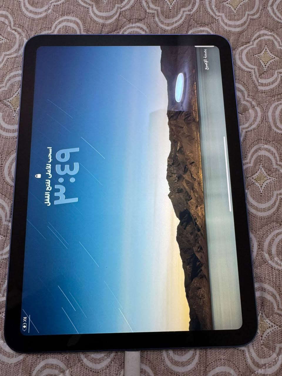 السلام عليكم ايباد 11 عربي
الجهاز بعدة داخل الضمان 
الذاكرة 128 بطارية 91 
العنوان البلديات الامن العامة
السعر 450
***********
