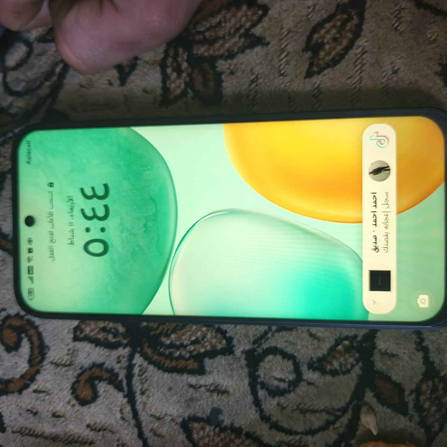 سلام عليكم موبايل البيع 130 اوبي مجال الموبايل هونر اكس 6 سي الموبايل جديد ماصار فتره من شتريته تصل رقمي ***********
