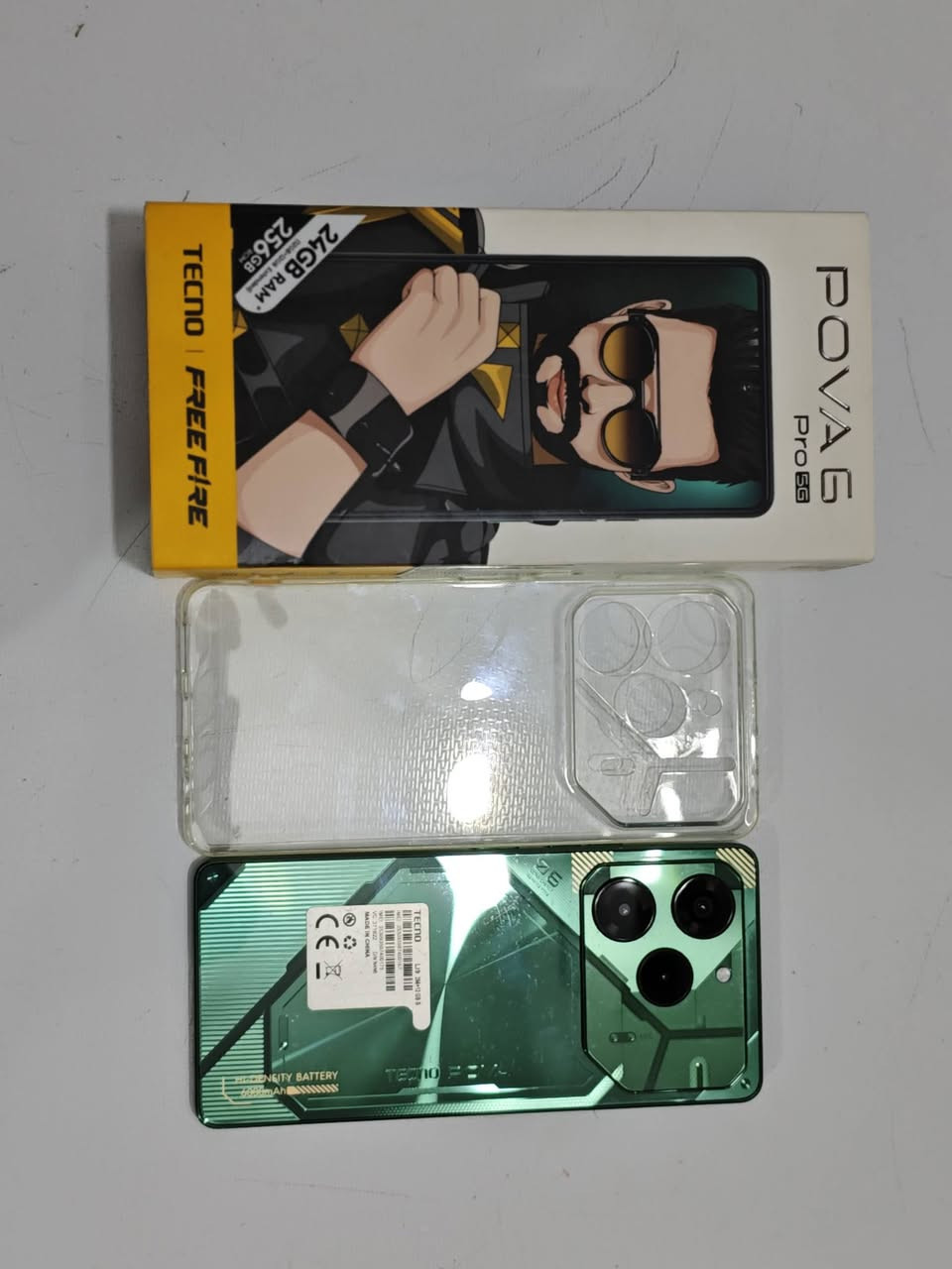 السلام عليكم 
POVA 6 PRO 5G
مواصفات معروفة 
بطاريه 6000 
 70 W 
ذاكره 256
عشوائيه 12+12 

سعره 200 قفل بدون عمله 
كوت واسط 
***********
