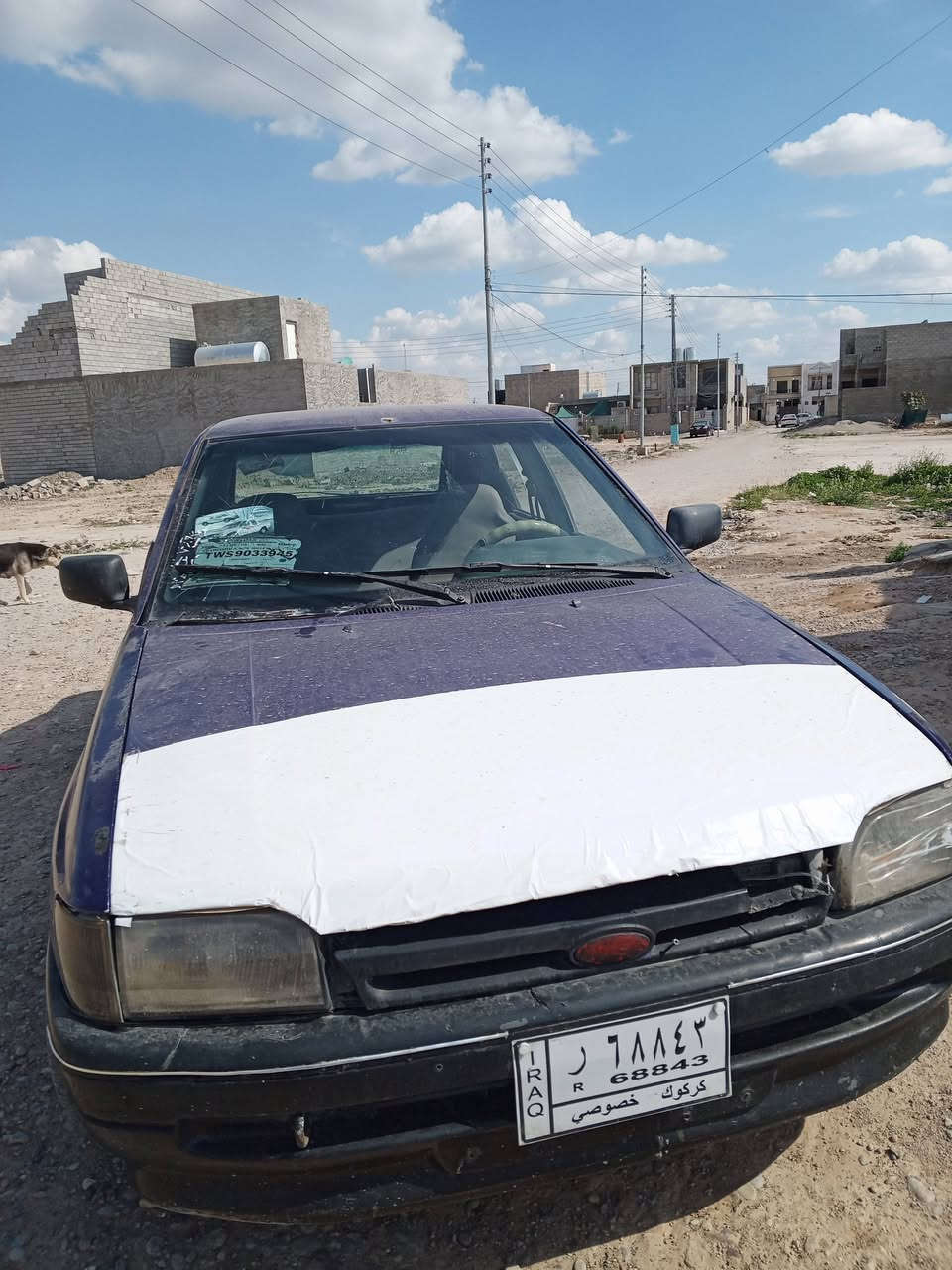 للبيع فورد بدون ،
محرك نضيف بيه شويه تنقيص،
كير شرط باتري جديد كهربائيات كلهه شغاله ،
باور سترين شغال هورن شغال لايت شغال ماسحات شغاله جام شغال،
السياره سعرهه 900 الف فقط المكان تكريت الديوم،
‏‪***********‬‏
نقص إذن مال محرك تعبانه ،
وسلامتكم ،،
