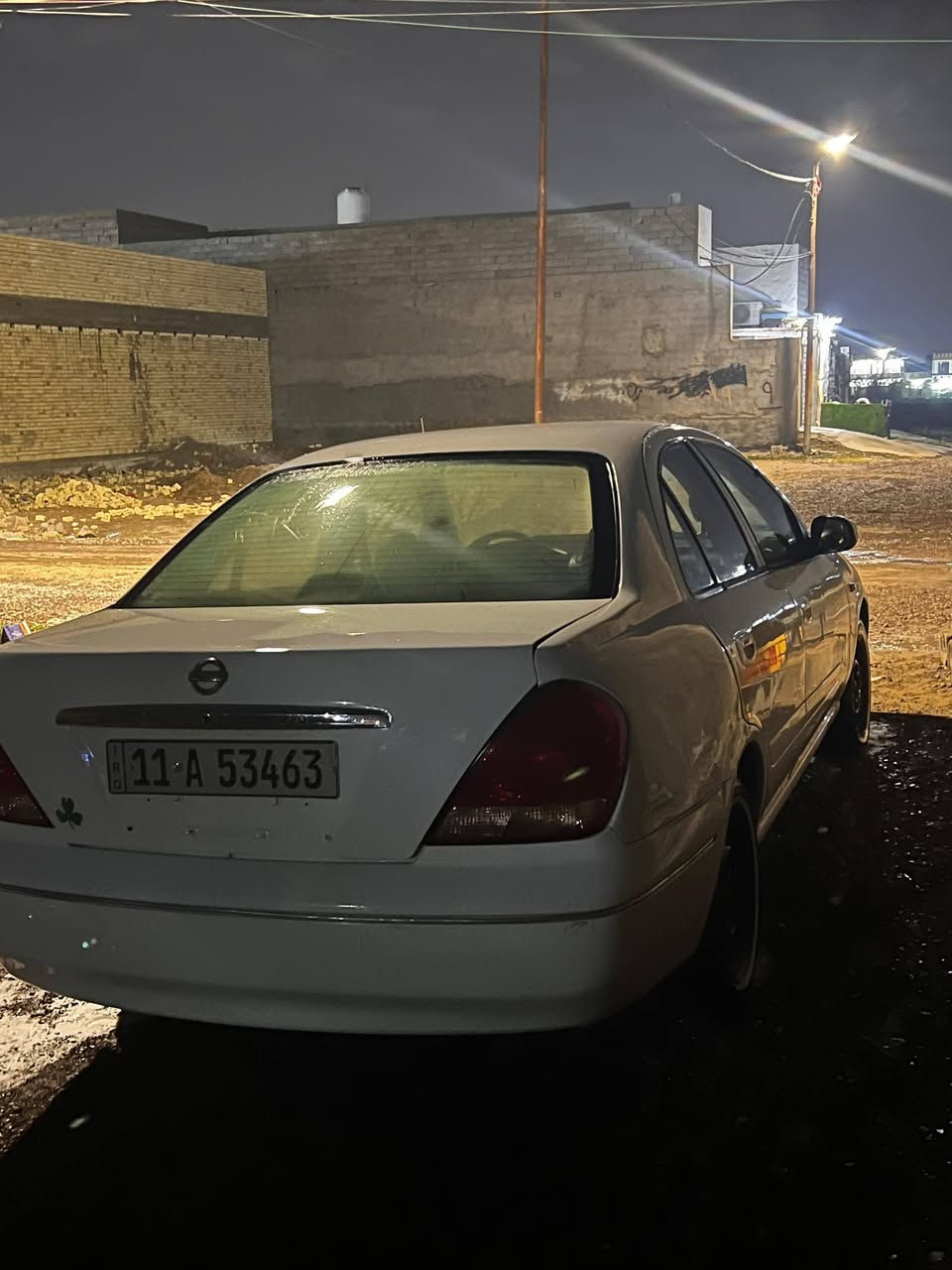 السلام عليكم 
سيارة نيسان سني موديل ٢٠٠٤ مصبوغ احزام جمالية الاتصال والاستفسار. مكاني بغداد  ***********
