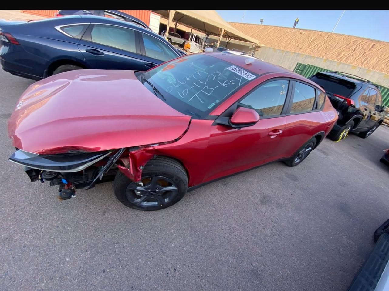 السلام عليكم للبيع بأسمي تبديل دعاميه إماميه وتصليح جاملغ امامي اليسار صور الحادث بالمنشور السعر 155 وبيه مجال *********** ايرباك دشبول ودركه
