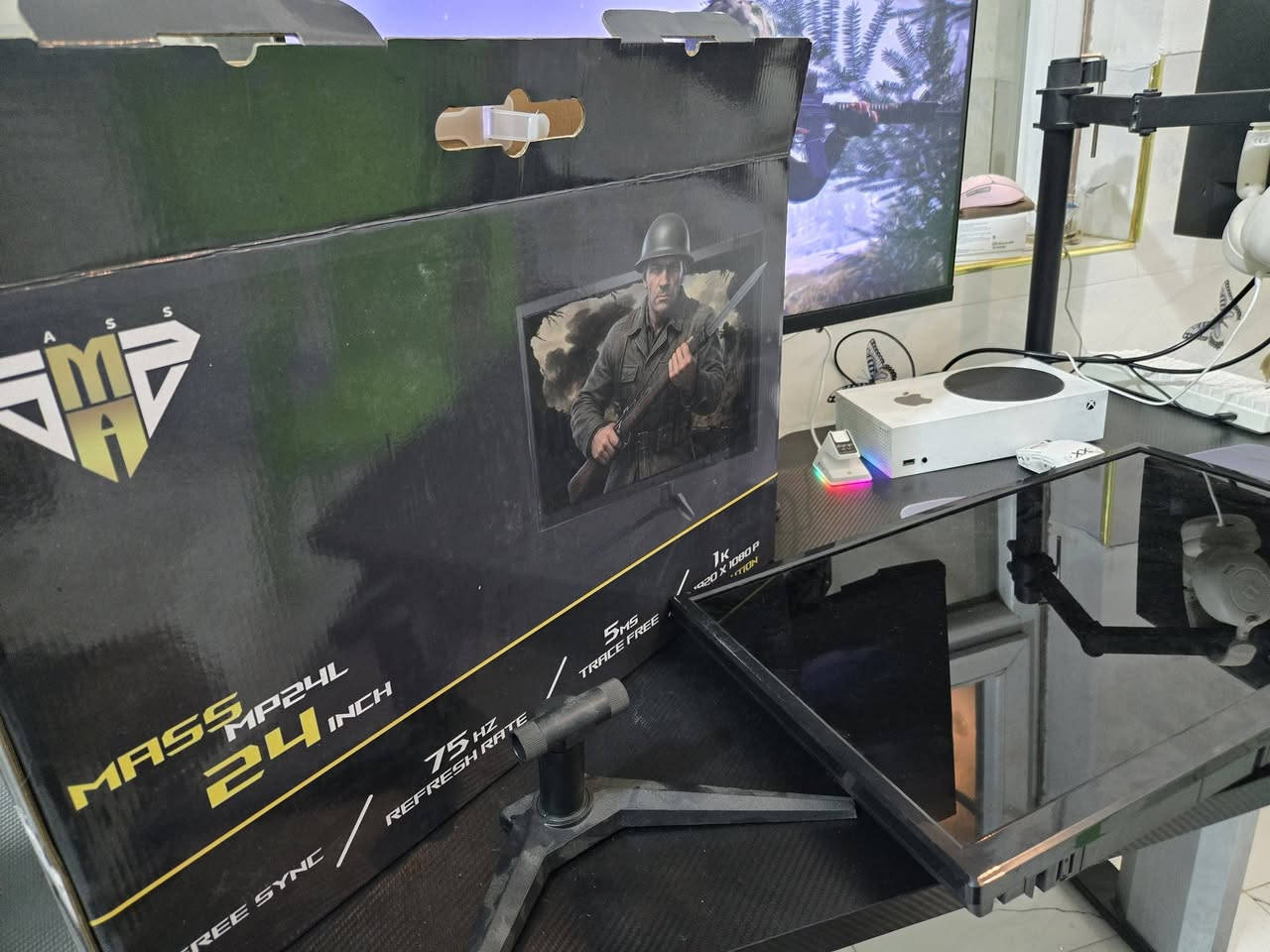 ابيع الغراض شلع. ١٨٠ الف وبيهن مجال حك التوصيل
كيبورد Mx Keys (100%)
كرت شاشة AMD RX550
شاشة MASS كلوسي(عاكس. مثل شاشة الماك بوك) ٢٤ بوصة. وياها كيبل HDMI هدية
*الشاشة جديدة وشغاله استعملتها يوم واحد فقط
**الكرت مستخدم وشغال طبيعي
***للكيبورد بيه نقص دونكل وشغال بس اكو احرف لازم تضغط بقوة
.

راسلني على التفاصيل


**إذا كنت صاحب هذا الإعلان وتريد حذفه لأي سبب، رجاءا أرسل رسالة إلى الدعم الفني**