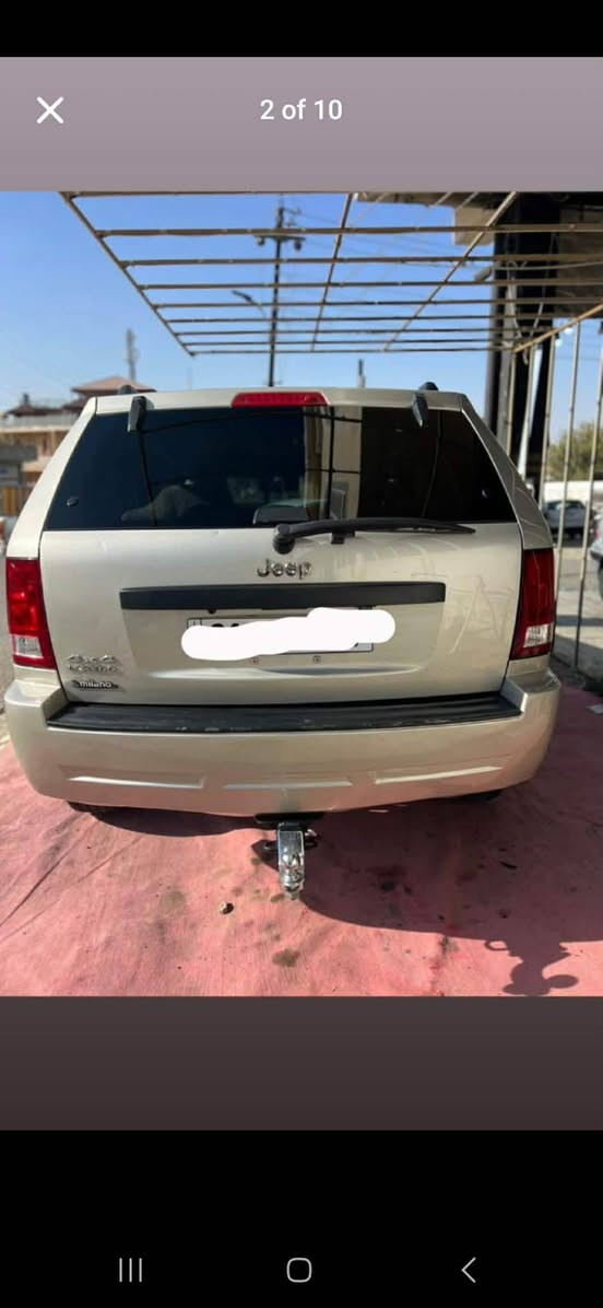 جێب مۆدێل 2008 دەبل ئەکسل 
ڕەنگ سلڤەر 
سەنەوی تا 2027 تازەیە بێ بۆیاخە سەیارەکە مەکینەی بەشەرت نەکراوەتەوە و تایەی تازەیە 
توولی سەقف - سڵاید - ناووزەرد - کووشن جەڵد وو هیتەر - مکەبەر بۆس - شەش سیدی کامێرە بیلاد - بیلاد هۆک - سەیارەکە فوولە و چەن مواسەفاتی تری هەیە - نڕخی 138 گەڵاو معامەلەیە کەم 
ژ.م 
***********
*********** بنجوين, السليمانية
