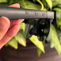 نظارة #اصلي شمسية حماية من أشعة فوق البنفسجية +بلوتوث بيه سماعه للاتصا...