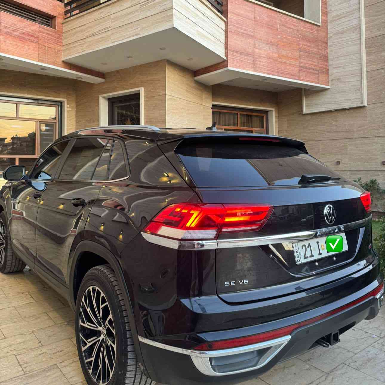 تحيه طيبه ✋
فولكس واكن آطلس كروس  
مــودیل 2022 
ماشيه  ٣٤  الف  فقط 
بدون صبغ ،بدون ايرباك ،بجم كبس  
بدون اي شخط 
قبق جنطه تبديل نفس اللون 
كير محرك بشرط 
محرك ٦ سلندر

مواصفات ، se فول 

(شاشه كبيره ،بصمه ،داخل ليد ،رادارات ،وضعيات قياده ايكو ، نورمال ،سبورت،كشنات تدفئه تبريد ،جنطه كهرباء ،كشنات جلد كهرباء،لد نهاري ،حساس امامي خلفي ،تشغيل عن بعد)

رقم سليمانيه باسمي وبيها تضليل جام سنويه   

سعر  317 
***********
بيع او مراوس
