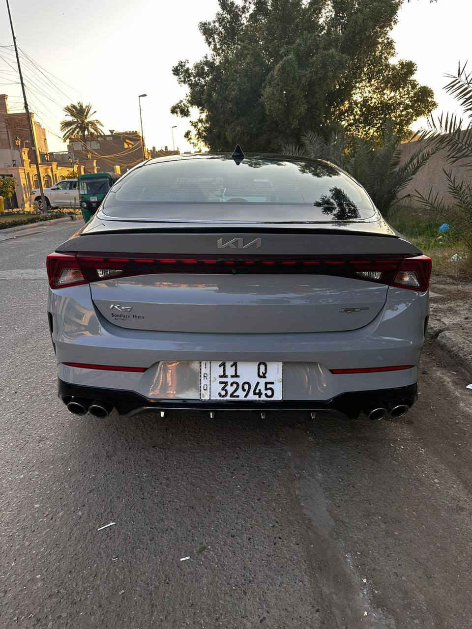 ‏K5 GT
موديل 2022
محرك 2500 تيربو
مواصفات فول
اللون سمنتي المميز
رقم بغداد حره بأسمي
مكانها نجف- مشخاب
فول مواصفات
1-بصمه+تشغيل عن بعد
2-شحن هاتف لاسلكي
3- قياده ذاتيه ؏ الخطوط السريعه
4- هاند بريك بصمه
5- سقف أسود
6- مثبت سرعه
7-نضام ABS
8- مانع انزلاق
9-حساس أطارات
10-بك لايت ليد
11-شاشة كبيره
12- كامره دواره
13- كشافات امامي
14-شاشه اعطال
15-ويل كورم
16-رادار جانبيه+ رادارات امامية وخلفية
17-مراقبة النقطة العمياء
18-رادار الخطوط البيضاء
19-اشاير بالمري
21-الداخل احمر
22-‏ مقعد السائق كهربائي مع نظام حفظ المقعد
23-لايتات ‏4 عدسات
24-نضام قياده سبورت +سوبر سبورت +نورمال  + ايكونامي
26-فول تحكم ستيرن
27-كير أوتو
28- ئوتو بريك
29- ‏ ‏الخريطه
31- ستيرن حرف D
32-‏Led +  زينون
33-السياره فول رادرات
34-التشغيل عن بعد
‏AUTO HOLD-38
39-مصابيح خلفية LED
40-نظام الملاحة
41-لاسلكي Android Auto
السياره وارد امريكي
ماشه 63 الف ميل تقريبا
سعر :205 وبيها مجال
الاتصال ***********
       ***********
