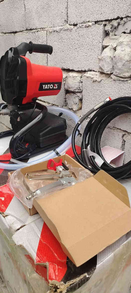 🚀 وصلتنا أجهزة صبغ  باله استرالي جديد

#ماركة ياتو حجم 650 واط باله جديد يرش بدقيقه 1 لتر 

 
يشتغل بويه و بنتلايت و بلاستيك و عوازل اسطح 

للحجز والاستفسار
***********
متوفر توصيل 6 الف الئ جميع  المحافظات
🔸 ضمان فقط فحص عن الاستلام
